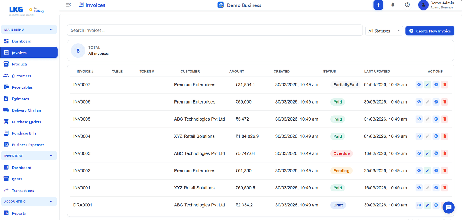 Invoice Management